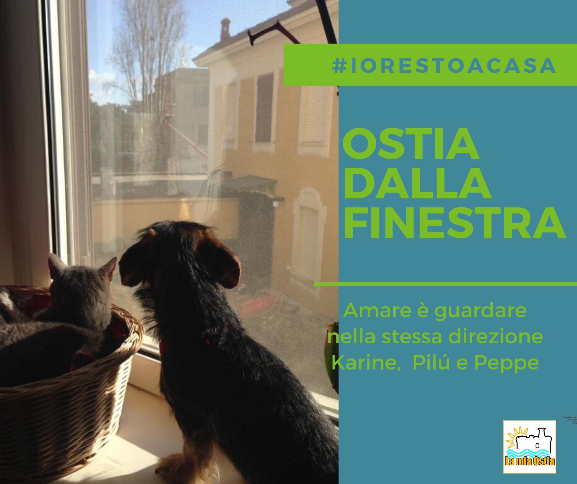 Ostia dalla finestra: mese di aprile